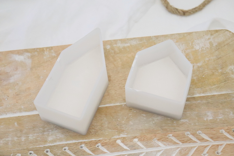 DIY Anleitung - Raysin Häuser auf Klötzchenhalter einfach selber machen