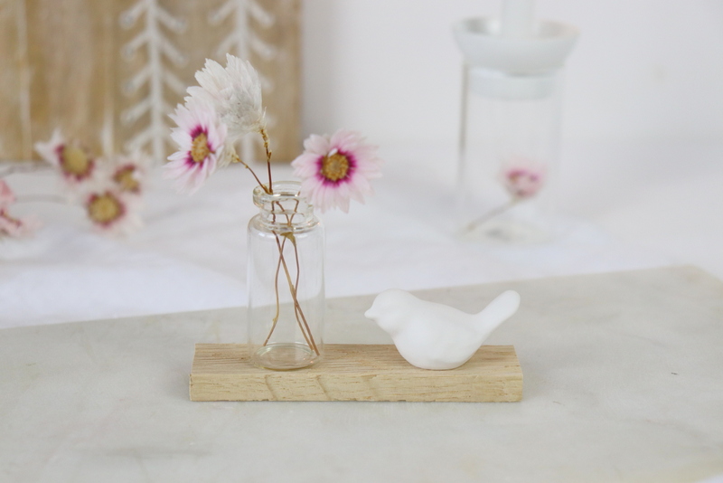 DIY Anleitung - Raysin Vogel mit Vase einfach selber machen