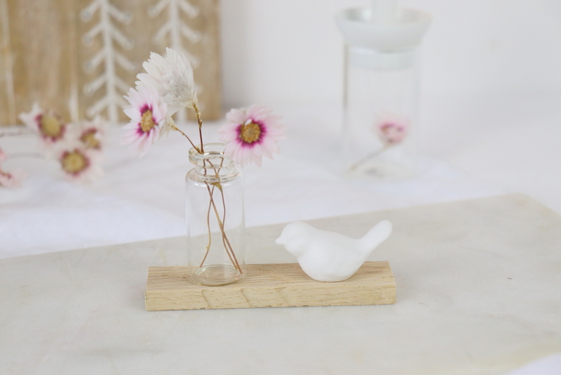 DIY Anleitung - Raysin Vogel mit Vase einfach selber machen