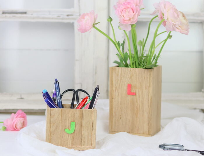 DIY Anleitung – Stiftehalter aus Klötzchen einfach selber machen