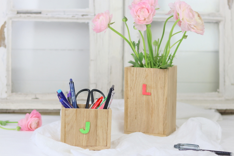 DIY Anleitung - Stiftehalter aus Klötzchen einfach selber machen