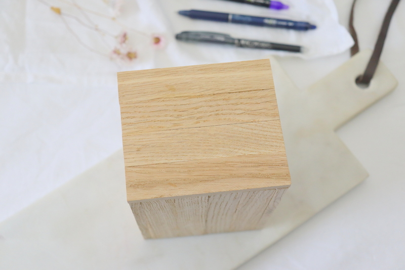 DIY Anleitung - Stiftehalter aus Klötzchen einfach selber machen