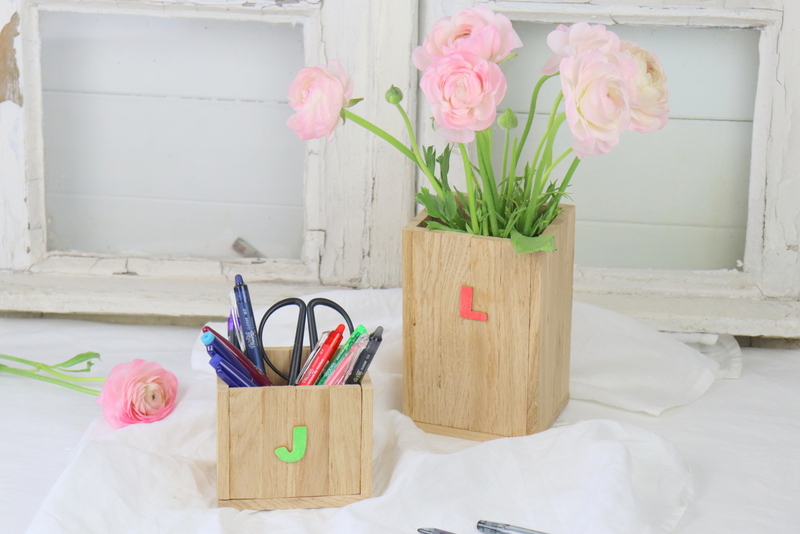 DIY Anleitung - Stiftehalter aus Klötzchen einfach selber machen