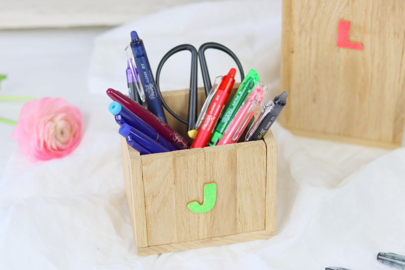 DIY Anleitung - Stiftehalter aus Klötzchen einfach selber machen