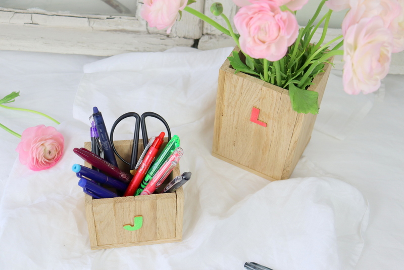 DIY Anleitung - Stiftehalter aus Klötzchen einfach selber machen