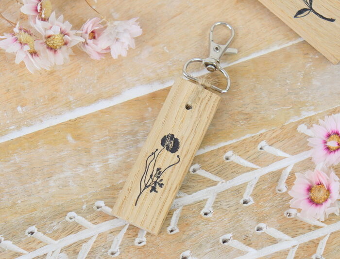 DIY Anleitung - einfache Schlüsselanhänger aus Klötzchen selber machen