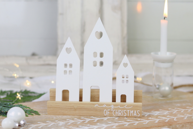 DIY Anleitung - Raysin Häuser mit Klötzchenhalter einfach selber machen