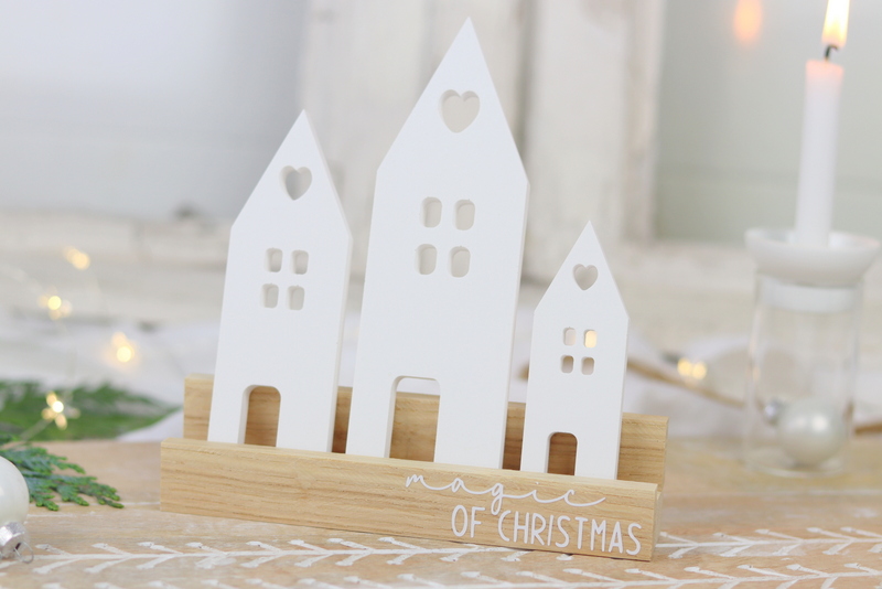 DIY Anleitung - Raysin Häuser mit Klötzchenhalter einfach selber machen
