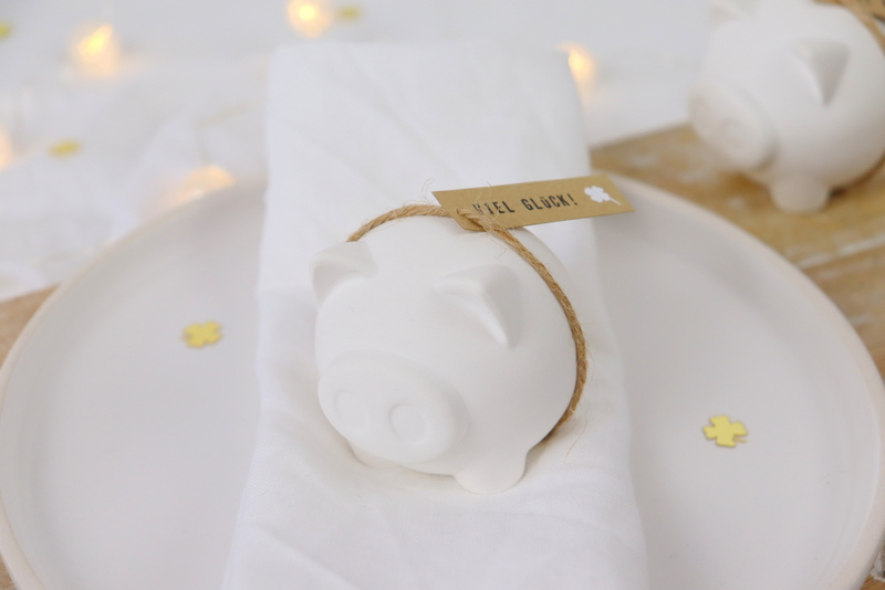 DIY Anleitung - Raysin Schwein / Glücksschwein zu Silvester einfach selber machen