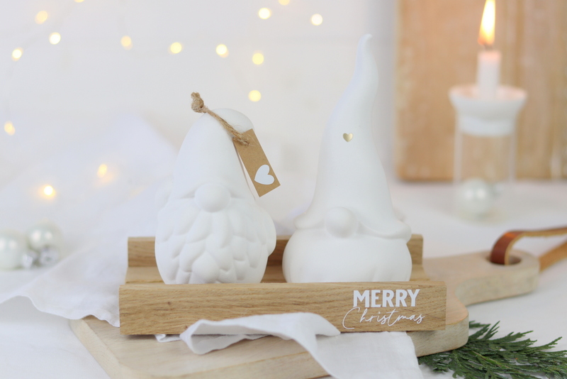 DIY Anleitung - Raysin Weihnachtsmänner mit Klötzchenhalter einfach selber machen