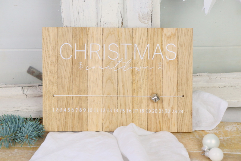 DIY Anleitung - Adventskalender aus Klötzchen einfach selber machen