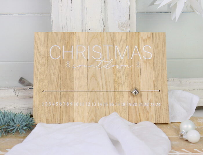 DIY Anleitung - Adventskalender aus Klötzchen einfach selber machen