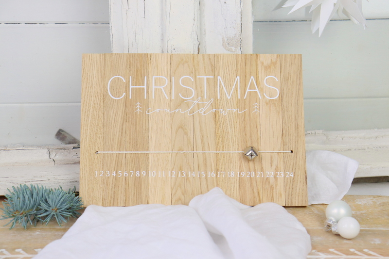 DIY Anleitung - Adventskalender aus Klötzchen einfach selber machen