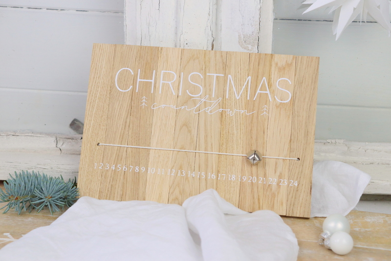 DIY Anleitung - Adventskalender aus Klötzchen einfach selber machen