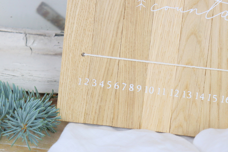 DIY Anleitung - Adventskalender aus Klötzchen einfach selber machen