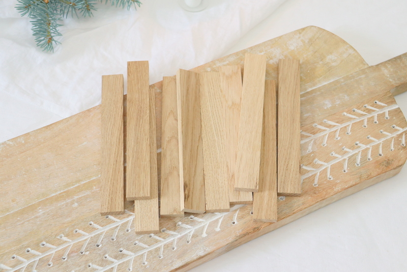 DIY Anleitung - Adventskalender aus Klötzchen einfach selber machen