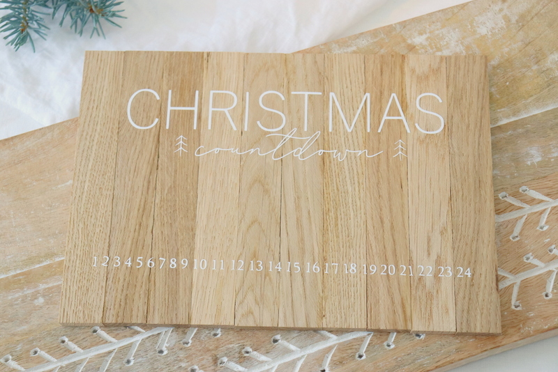 DIY Anleitung - Adventskalender aus Klötzchen einfach selber machen