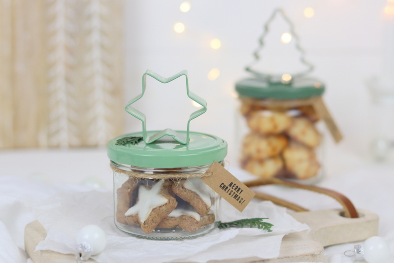 DIY Anleitung - Keksgläser zu Weihnachten einfach selber machen