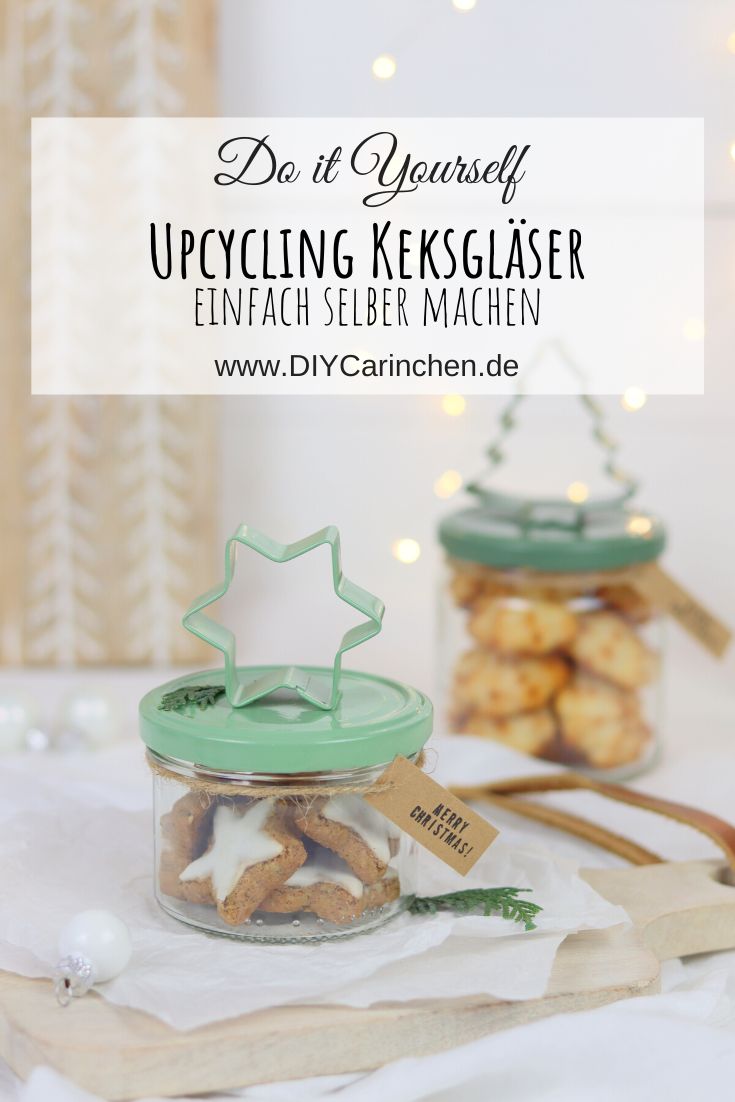 DIY Anleitung - Keksgläser zu Weihnachten einfach selber machen
