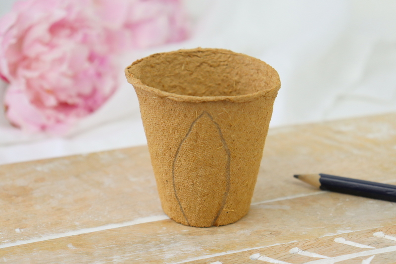 DIY Anleitung - Osterkorb mit Hasenohren aus Anzuchttöpfchen einfach selber machen