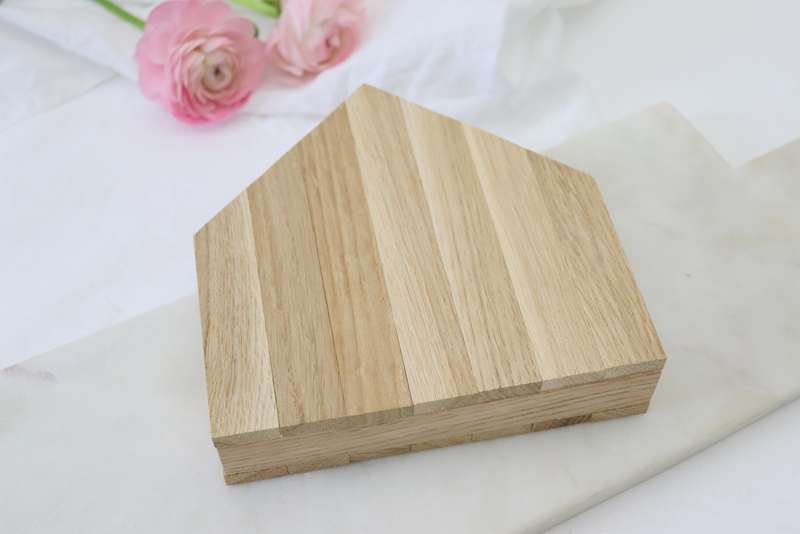 DIY Anleitung - Serviettenhalter Klötzchen Haus einfach selber machen