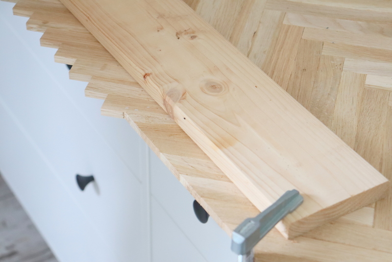 DIY - IKEA Koppang Kommoden Hack - Holzplatte aus Klötzchen selber machen
