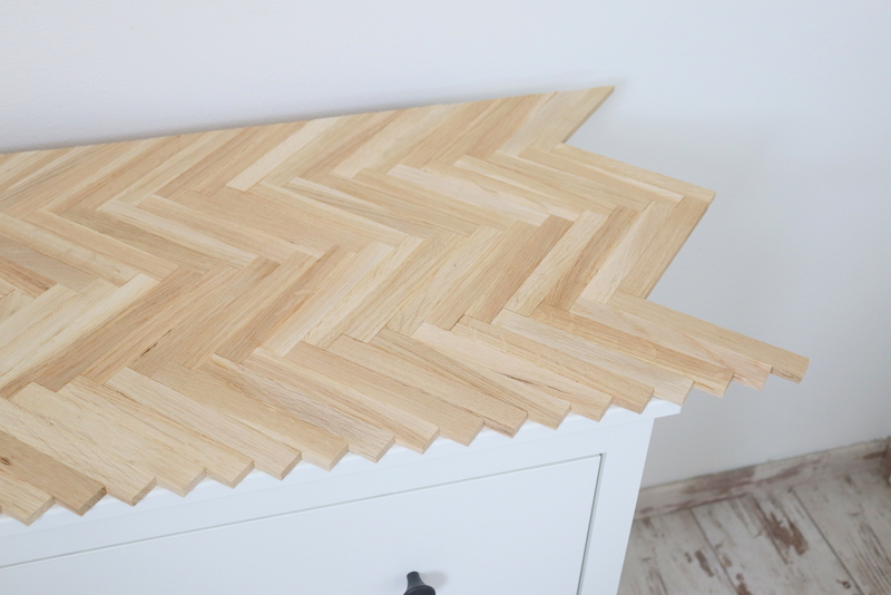 DIY - IKEA Koppang Kommoden Hack - Holzplatte aus Klötzchen selber machen