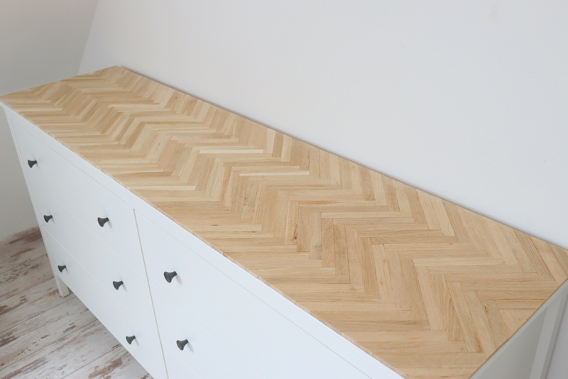DIY - IKEA Koppang Kommoden Hack - Holzplatte aus Klötzchen selber machen