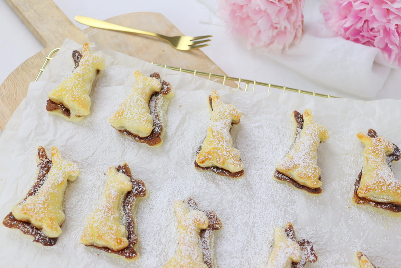 Rezept - Schoko Blätterteig Hasen schnell und einfach selber machen