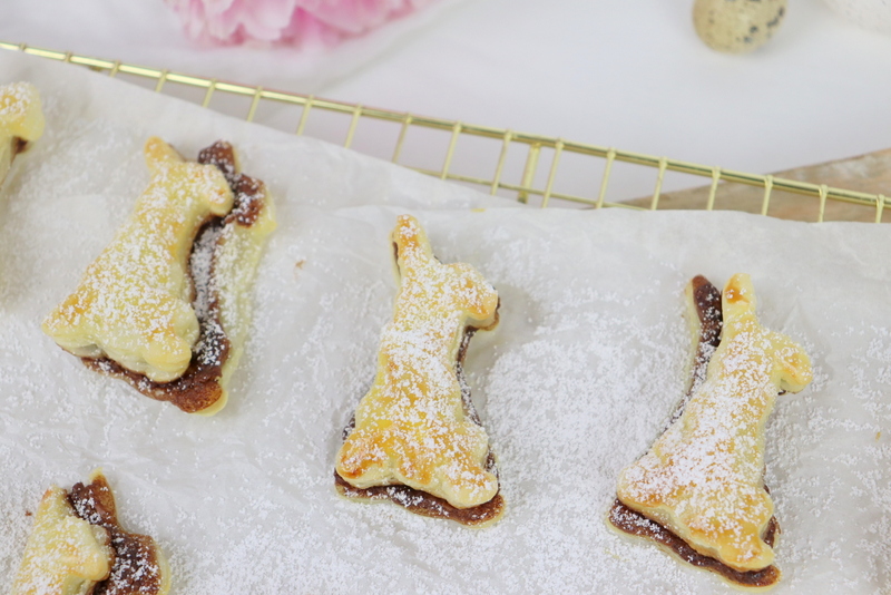 Rezept - Schoko Blätterteig Hasen schnell und einfach selber machen