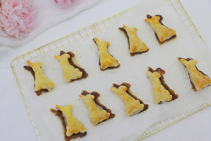 Rezept - Schoko Blätterteig Hasen schnell und einfach selber machen