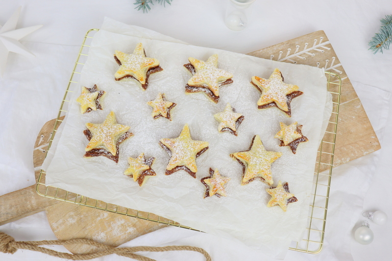 Rezept - Schoko Blätterteig Sterne schnell und einfach selber machen