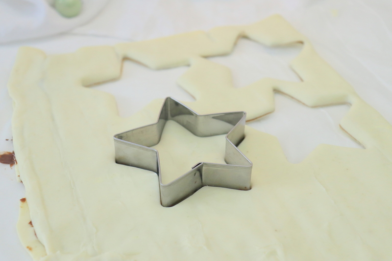 Rezept - Schoko Blätterteig Sterne schnell und einfach selber machen