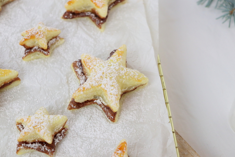 Rezept - Schoko Blätterteig Sterne schnell und einfach selber machen