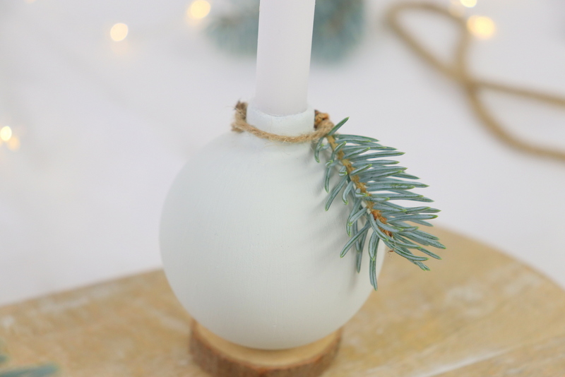 DIY Upcycling - Kerzenhalter aus Christbaumkugeln einfach selber machen