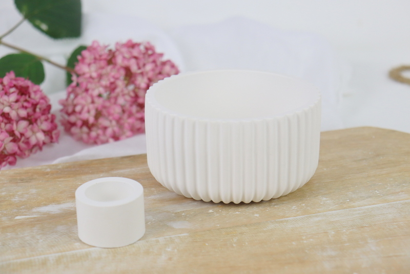 DIY Anleitung - Kerzenhalter Schale aus Raysin einfach selber machen