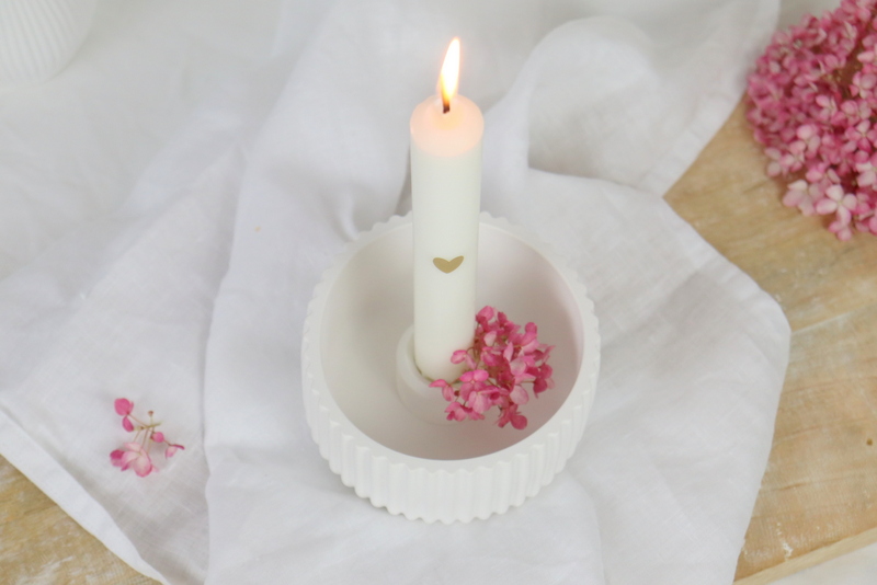 DIY Anleitung - Kerzenhalter Schale aus Raysin einfach selber machen