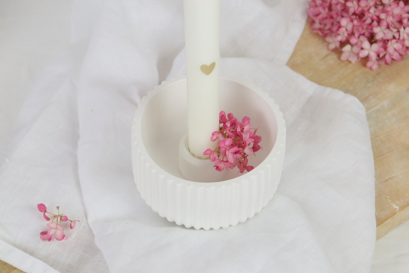 DIY Anleitung - Kerzenhalter Schale aus Raysin einfach selber machen