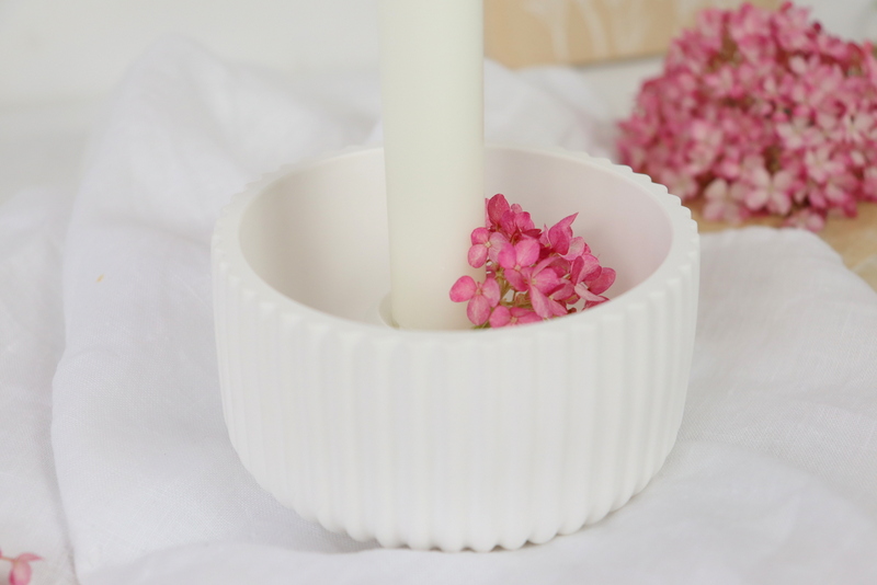 DIY Anleitung - Kerzenhalter Schale aus Raysin einfach selber machen