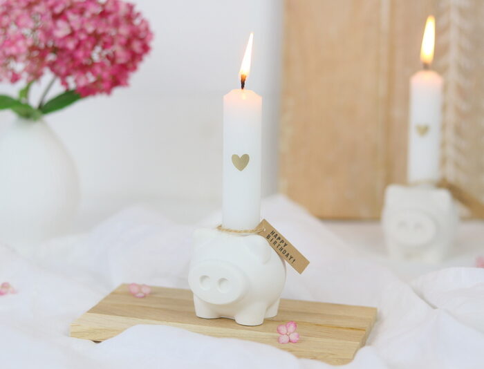 DIY Anleitung – Raysin Kerzenhalter Schwein einfach selber machen