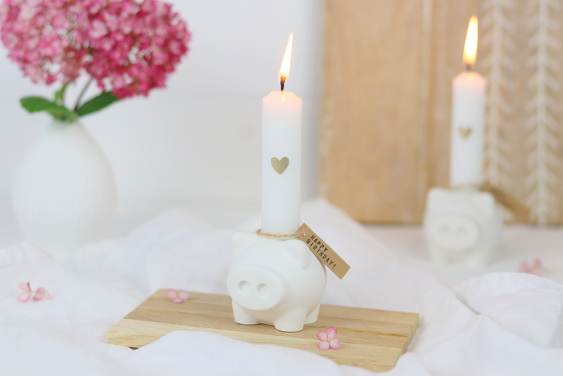 DIY Anleitung - Raysin Kerzenhalter Schwein einfach selber machen