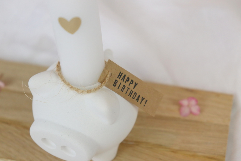 DIY Anleitung - Raysin Kerzenhalter Schwein einfach selber machen