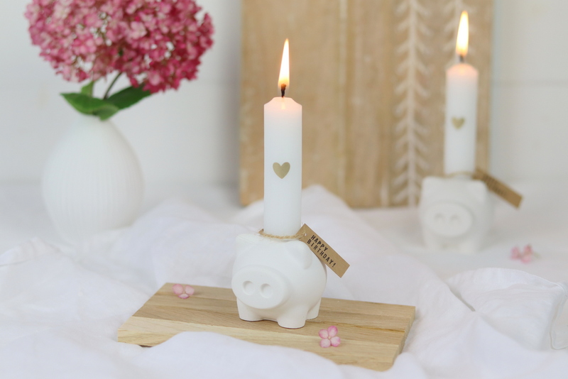 DIY Anleitung - Raysin Kerzenhalter Schwein einfach selber machen