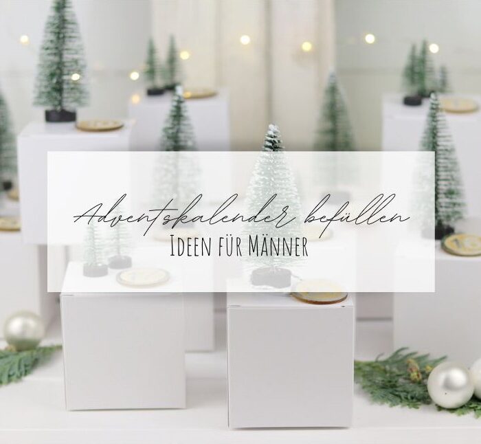 Adventskalender befüllen Ideen für Männer Erwachsene. Hier findet ihr super schöne Geschenkideen zu Weihnachten.