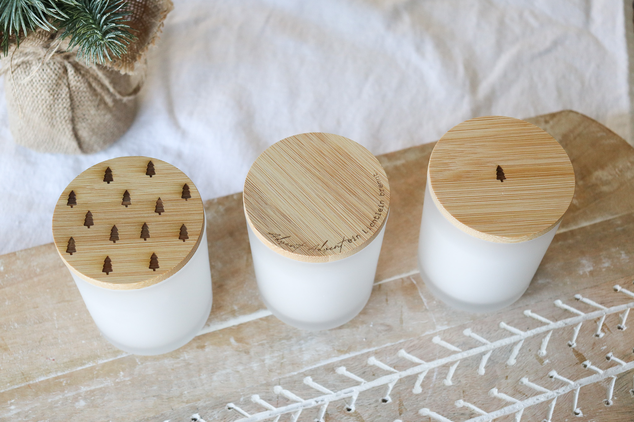 DIY - weihnachtliche Kerzen mit dem xTool S1 einfach selbermachen