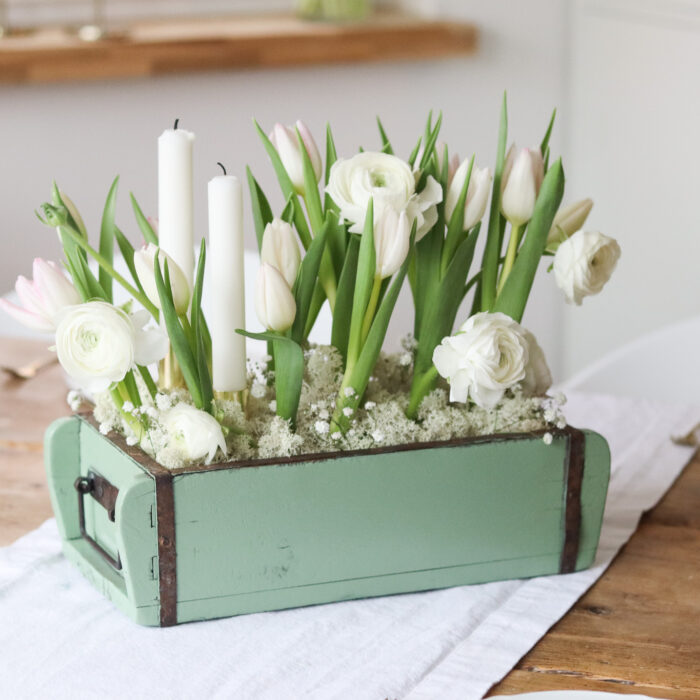 DIY Ziegelform dekorieren - so zauberst du den Frühling ins Haus